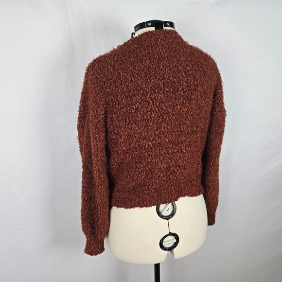 Shein Cardigan Women's One Size (large) Copper Button Closure Long Sleeve V-Neck - Picture 12 of 16